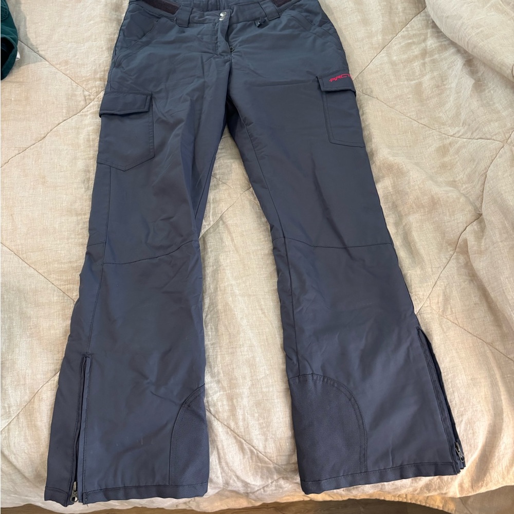Arctix Women's Dark Gray Flare Cargo Snow Pants